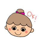 touch(girl)（個別スタンプ：23）