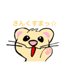 フェレットのすーま！（個別スタンプ：6）