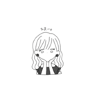 まあるいピアスの女の子（個別スタンプ：10）