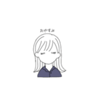 まあるいピアスの女の子（個別スタンプ：12）