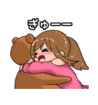 ポニテ女子スタンプ（個別スタンプ：15）