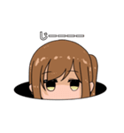 ポニテ女子スタンプ（個別スタンプ：18）