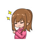 ポニテ女子スタンプ（個別スタンプ：29）