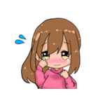 ポニテ女子スタンプ（個別スタンプ：35）