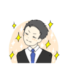働くイケメンスタンプ（個別スタンプ：14）