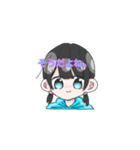 顔に気持ちがでてる女の子（個別スタンプ：4）