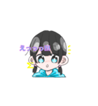 顔に気持ちがでてる女の子（個別スタンプ：5）