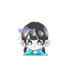 顔に気持ちがでてる女の子（個別スタンプ：10）