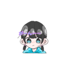 顔に気持ちがでてる女の子（個別スタンプ：16）