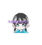 顔に気持ちがでてる女の子（個別スタンプ：19）