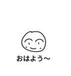 ハートちゃんとうさぎ 頭だけ（個別スタンプ：5）