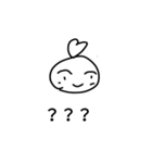 ハートちゃんとうさぎ 頭だけ（個別スタンプ：7）