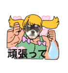 しろさんくろさん チワワスタンプ（個別スタンプ：25）