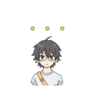 メガネ男子のスタンプ☆彡（個別スタンプ：1）