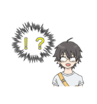 メガネ男子のスタンプ☆彡（個別スタンプ：3）