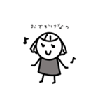 かたくりこちゃん（個別スタンプ：15）