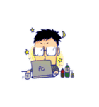働くエンジニア・プログラマー（個別スタンプ：3）