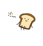 食パンさん、時々ナカマたち（個別スタンプ：10）