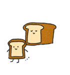 食パンさん、時々ナカマたち（個別スタンプ：12）