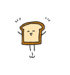 食パンさん、時々ナカマたち（個別スタンプ：15）