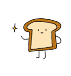 食パンさん、時々ナカマたち（個別スタンプ：21）