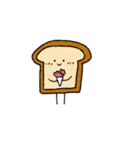 食パンさん、時々ナカマたち（個別スタンプ：23）