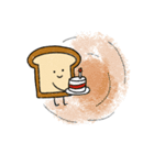 食パンさん、時々ナカマたち（個別スタンプ：33）