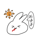吐血うさぎさん（個別スタンプ：5）