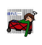 手書き風シュールな女の子2（個別スタンプ：9）