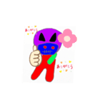 帽子かぶりのゾンくん（個別スタンプ：7）