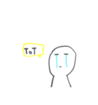なんでもスタンプ (棒人間など)（個別スタンプ：14）