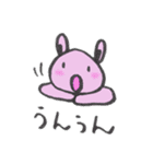 うさぎの日常①（個別スタンプ：34）