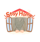 ハートちゃんスタンプ コロナウィルス編（個別スタンプ：4）