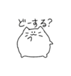 もちもちまるねこ（個別スタンプ：17）