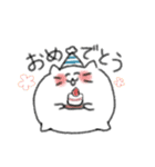 もちもちまるねこ（個別スタンプ：40）