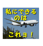 飛行機のつぶやき013（個別スタンプ：38）