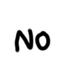シンプル手書き英語（個別スタンプ：2）