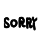 シンプル手書き英語（個別スタンプ：6）
