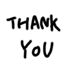 シンプル手書き英語（個別スタンプ：9）