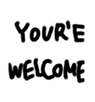 シンプル手書き英語（個別スタンプ：10）