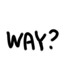 シンプル手書き英語（個別スタンプ：11）