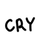 シンプル手書き英語（個別スタンプ：14）