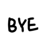 シンプル手書き英語（個別スタンプ：15）