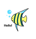愉快なまつおの仲間たち(海洋生物)（個別スタンプ：8）