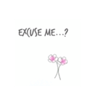 女の子のためのお花のスタンプ（個別スタンプ：3）