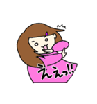 ちび女子の日常（個別スタンプ：6）