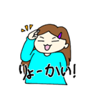 ちび女子の日常（個別スタンプ：8）