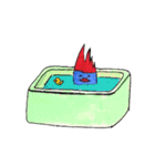 かわいいマシュマリモ日常会話（個別スタンプ：17）