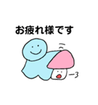 てるてる坊主とネコとキノコとトリ。（個別スタンプ：3）