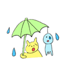 てるてる坊主とネコとキノコとトリ。（個別スタンプ：26）